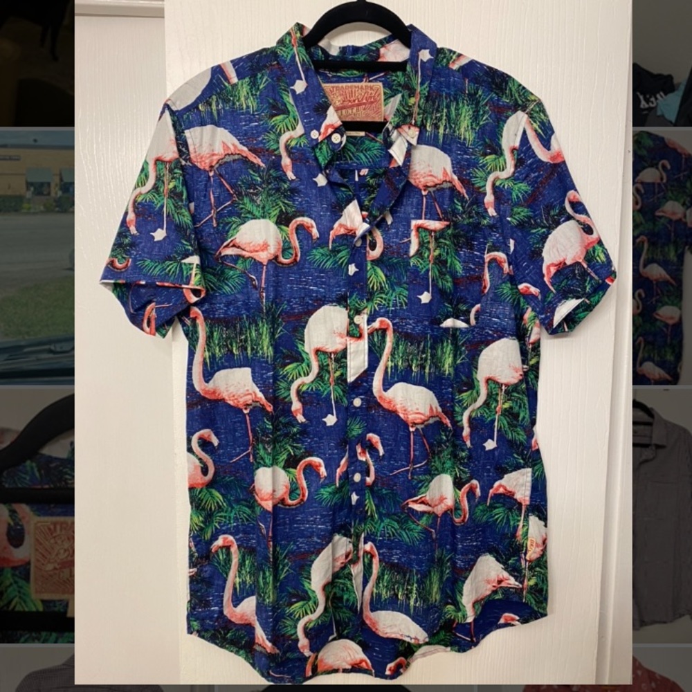 Trademark Brooklyn Flamingo Button Down